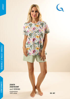 PIGIAMA DONNA M/M Z55076 Tellini S.r.l. Wholesale Clothing